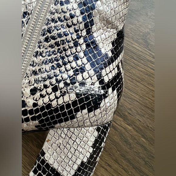 Marc Fisher Python Block Heel Booties - Picture 11 of 16